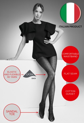 GRACE 20 DEN Patterned tights