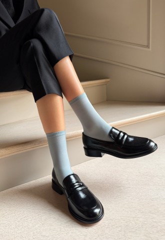 KATRIN Klassische Mikrofaser-Socken, Matt, über 50 Farbtönen Socken