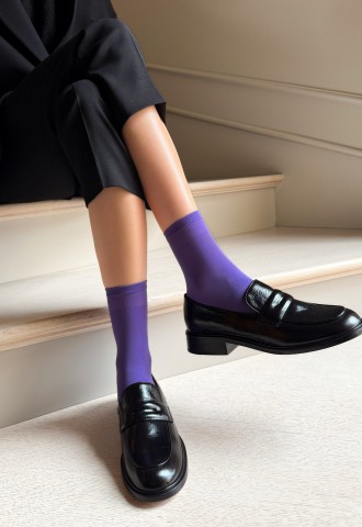 KATRIN Klassische Mikrofaser-Socken, Matt, über 50 Farbtönen Socken