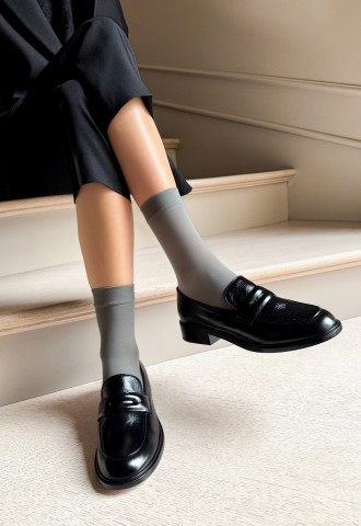 KATRIN Klassische Mikrofaser-Socken, Matt, über 50 Farbtönen Socken