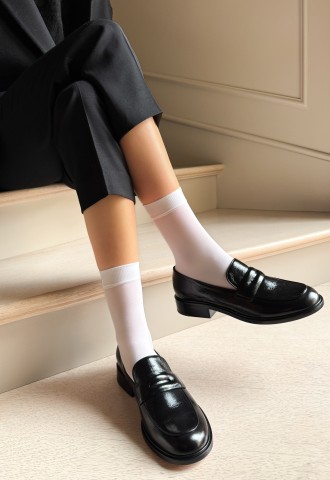 KATRIN Klassische Mikrofaser-Socken, Matt, über 50 Farbtönen Socken