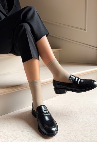 KATRIN Klassische Mikrofaser-Socken, Matt, über 50 Farbtönen Socken