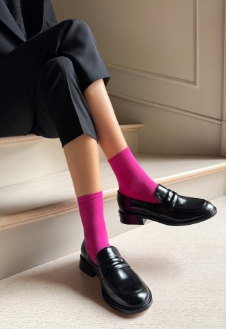 KATRIN Klassische Mikrofaser-Socken, Matt, über 50 Farbtönen Socken