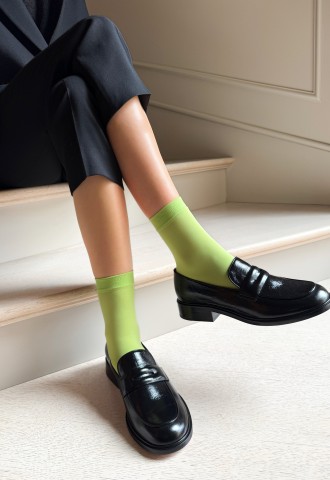 KATRIN Klassische Mikrofaser-Socken, Matt, über 50 Farbtönen Socken