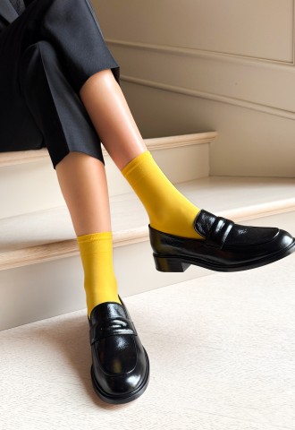 KATRIN Klassische Mikrofaser-Socken, Matt, über 50 Farbtönen Socken