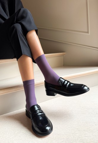 KATRIN Klassische Mikrofaser-Socken, Matt, über 50 Farbtönen Socken