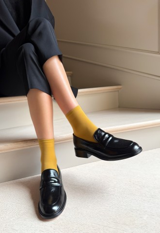 KATRIN Klassische Mikrofaser-Socken, Matt, über 50 Farbtönen Socken