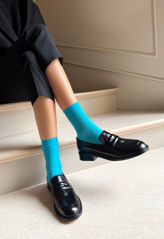 KATRIN Klassische Mikrofaser-Socken, Matt, über 50 Farbtönen Socken