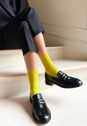 KATRIN Klassische Mikrofaser-Socken, Matt, über 50 Farbtönen Socken