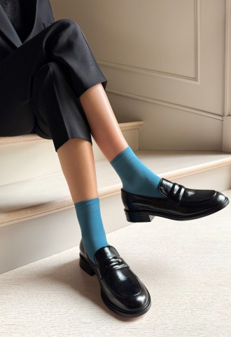 KATRIN Klassische Mikrofaser-Socken, Matt, über 50 Farbtönen Socken