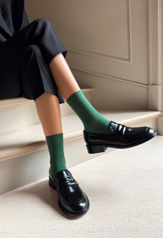 KATRIN Klassische Mikrofaser-Socken, Matt, über 50 Farbtönen Socken
