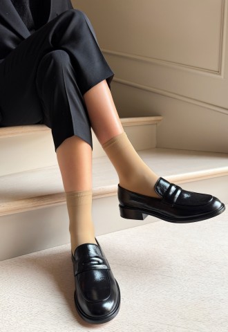 KATRIN Klassische Mikrofaser-Socken, Matt, über 50 Farbtönen Socken