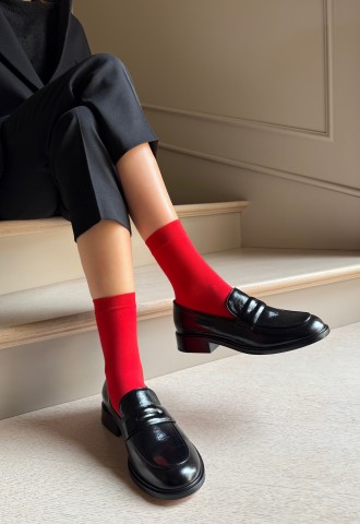 KATRIN Klassische Mikrofaser-Socken, Matt, über 50 Farbtönen Socken