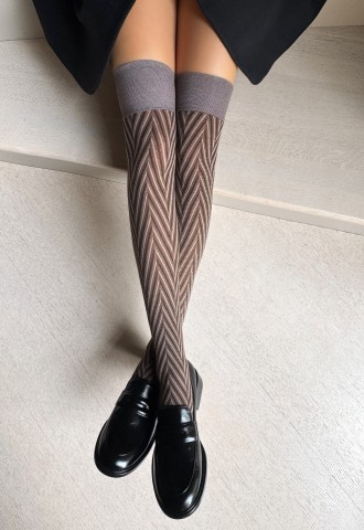 VERONIQUE 60 Overknee Socken